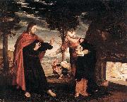 Hans holbein the younger Noli me Tangere oil on canvas